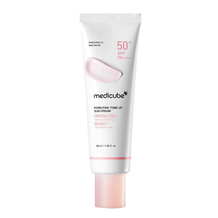 Medicube pink tone up sun cream 