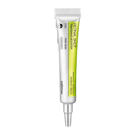 A single tube of Cellmax Retinal Shot Retinal Booster cream on a plain white background.