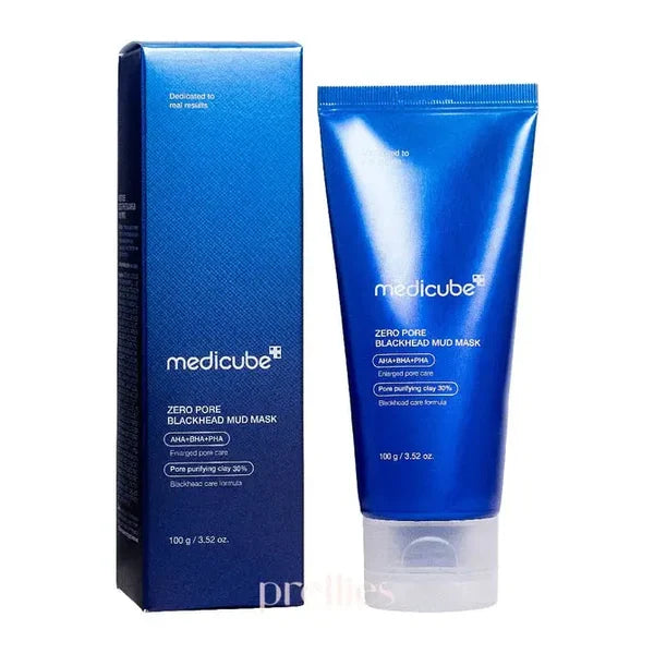 Blue Medicube zero pore blackhead mud mask 