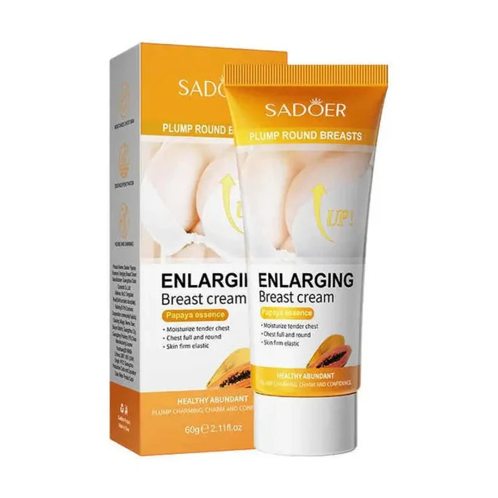 Sadoer Enlarging Breast Cream packaging on a white background