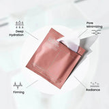 Biodance Bio-Collagen Real Deep Mask sheet packaging in a dusty rose color, displayed against a solid white background.

