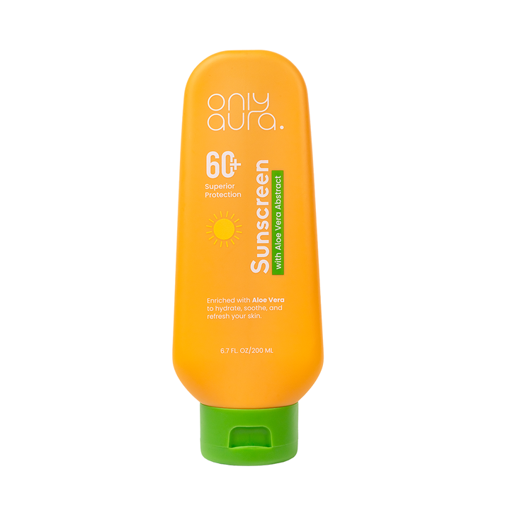 OnlyAura Aloe Vera Sunscreen SPF60+ 200ml