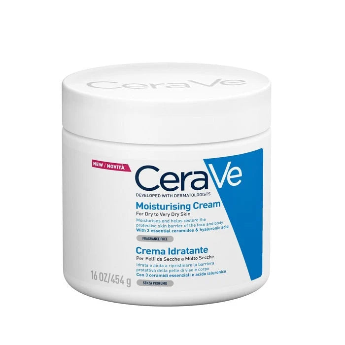 CeraVe moisturizing cream jar 454