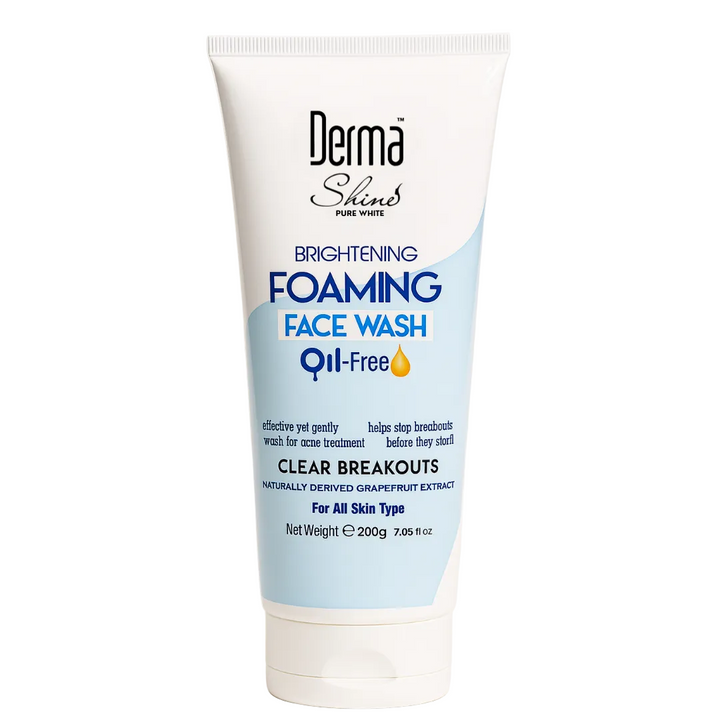 Derma Shine Oil-Free Foaming Face Wash 200ml