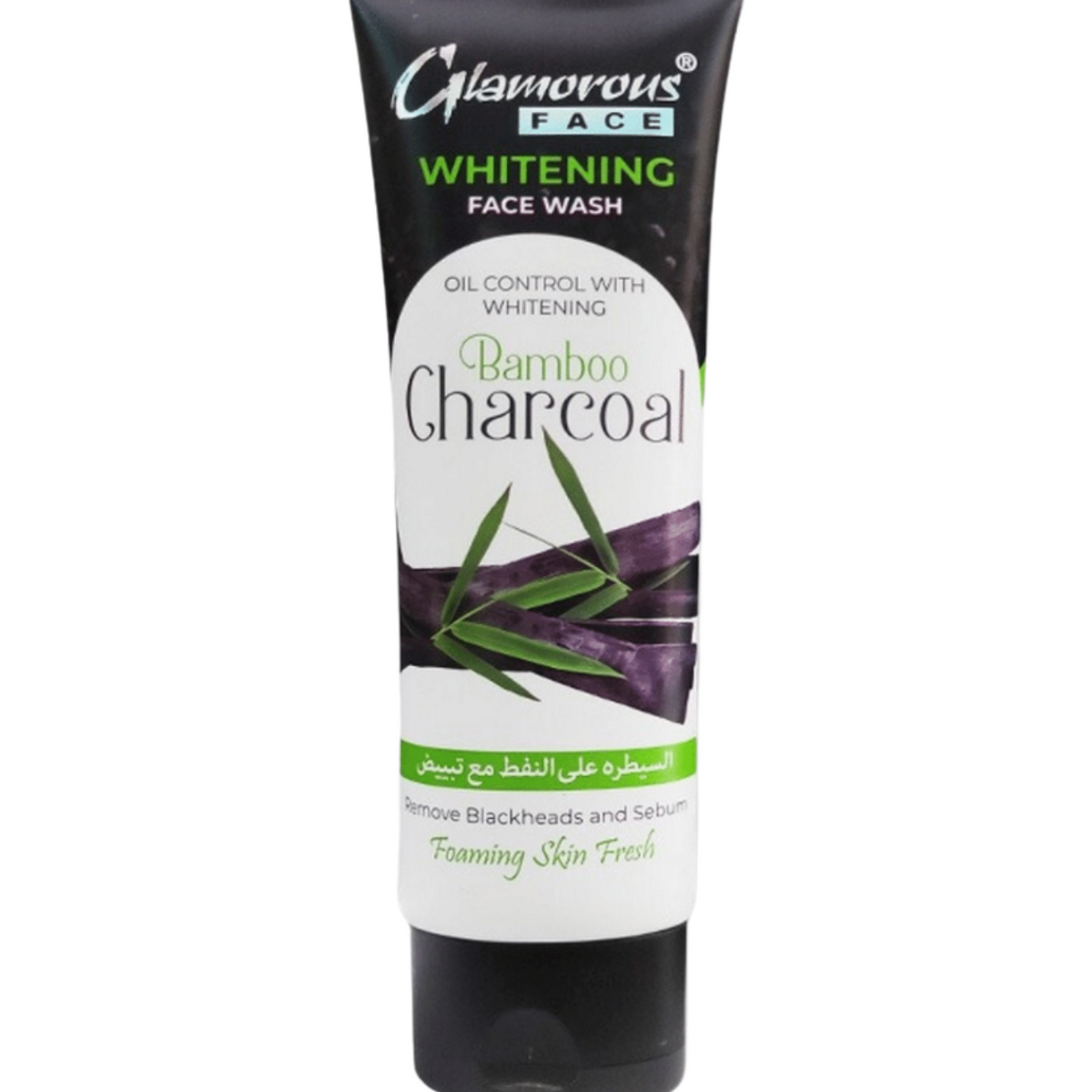 Glamorous Face Oil Control Whitening Bamboo Charcoal Face Wash 100gm