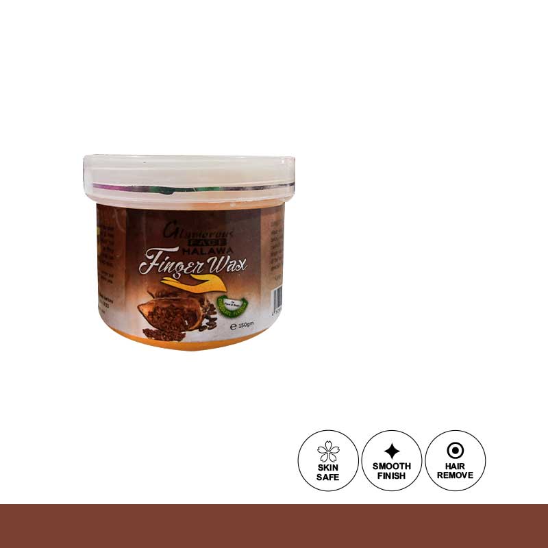 Glamorous Face Halawa Finger Wax 150g - Chocolate