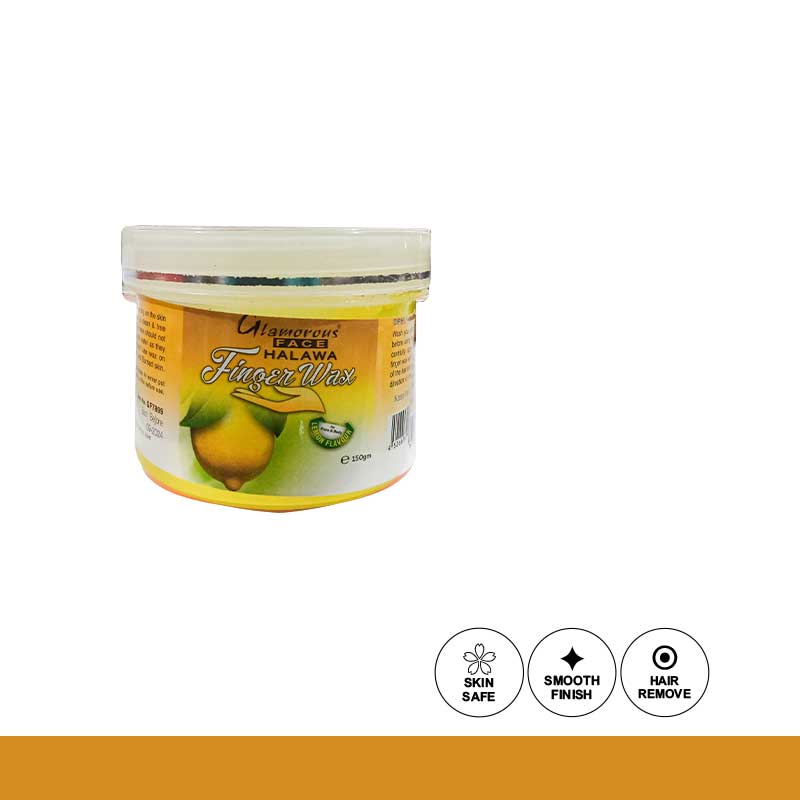 Glamorous Face Halawa Finger Wax 150g - Lemon