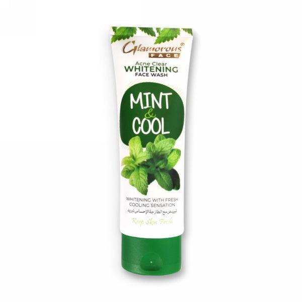 Glamorous Face Acne Clear Whitening Mint and Cool Face Wash 100gm