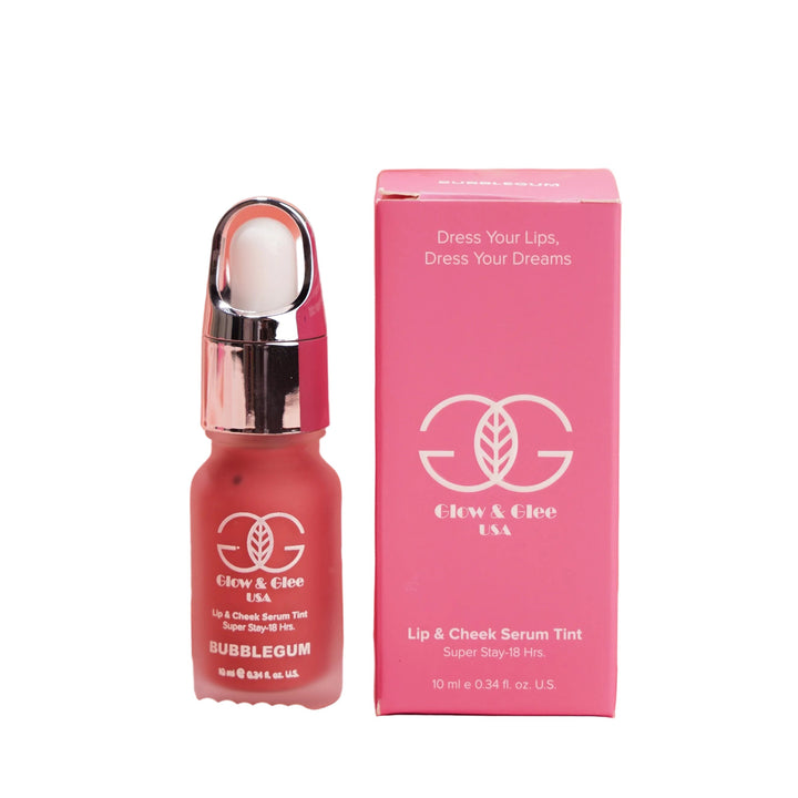 Glow & Glee Bubble Gum Lip & Cheek Serum Tint 10ml