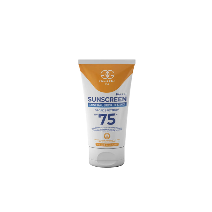 Glow & Glee Mineral Brightening Sunscreen SPF 75 100ml