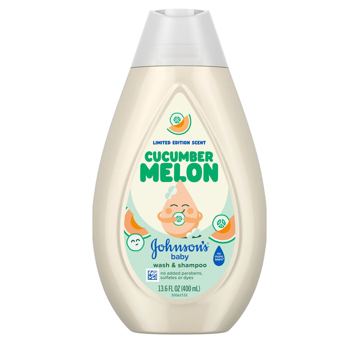 Johnson’s Baby Wash & Shampoo Cucumber Melon 400ml
