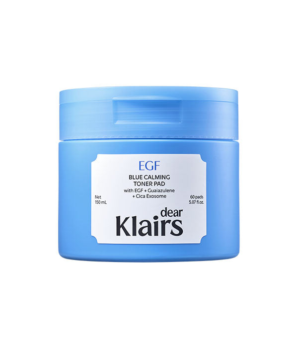 Klairs EGF Blue Calming Toner Pads 150ml 60 Pads