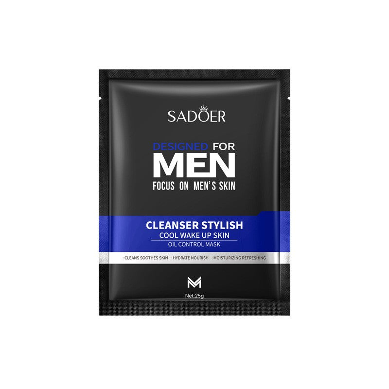 SADOER Men's Oil Control Hydrating Facial Mask 25g