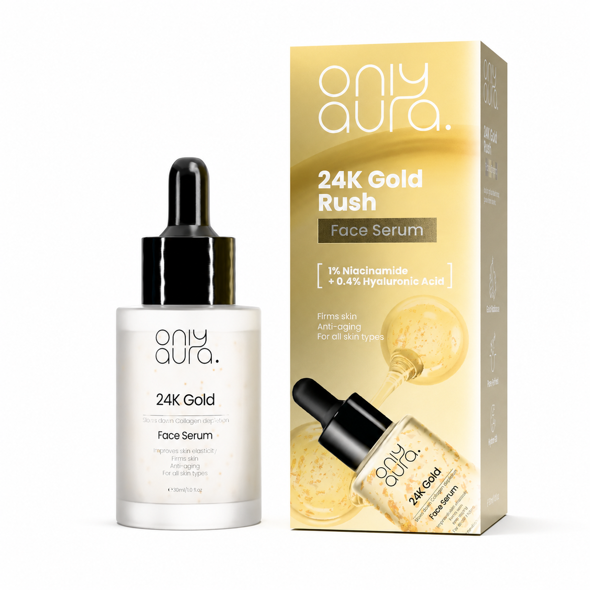 OnlyAura 24K Gold Face Serum 30ml