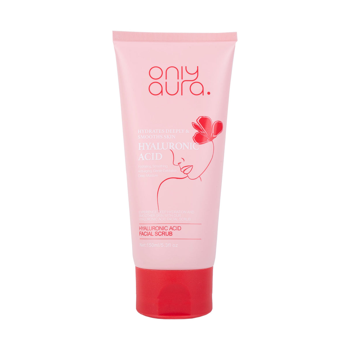 OnlyAura Hyaluronic Acid Facial Scrub 150ml