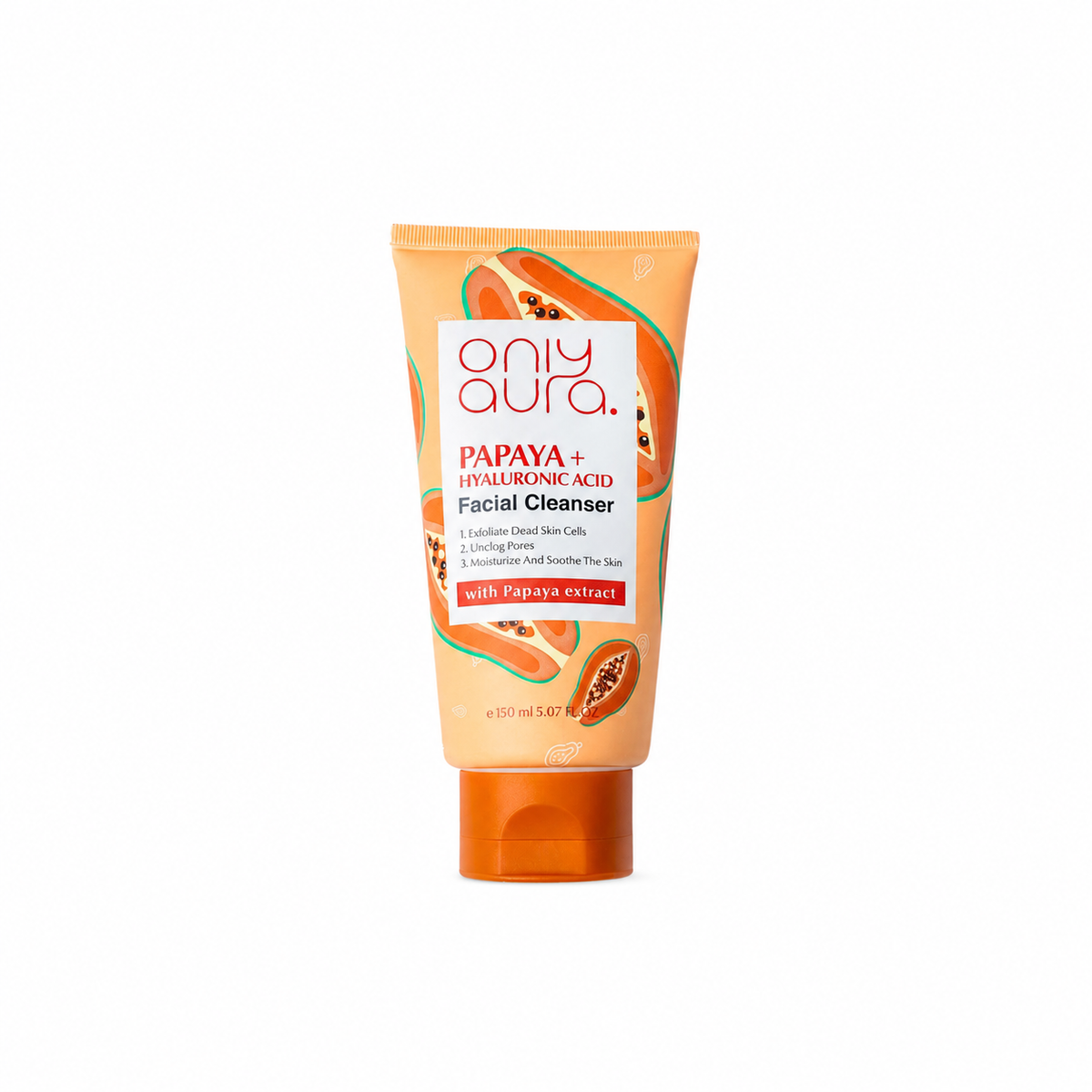 OnlyAura Papaya Facial Cleanser 150ml