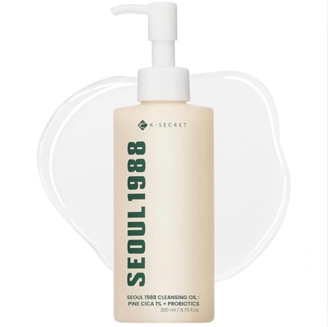 K-Secret Seoul 1988 Pine Cica 1% + Probiotics Cleansing Oil 200ml