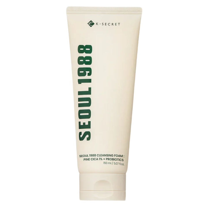 K-Secret Seoul 1988 Pine Cica 1% + Probiotics Cleansing Foam 150ml